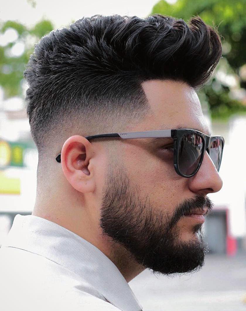 The Brush back/ Taper fade. #hair #menhair #haircuts #style #barber #t