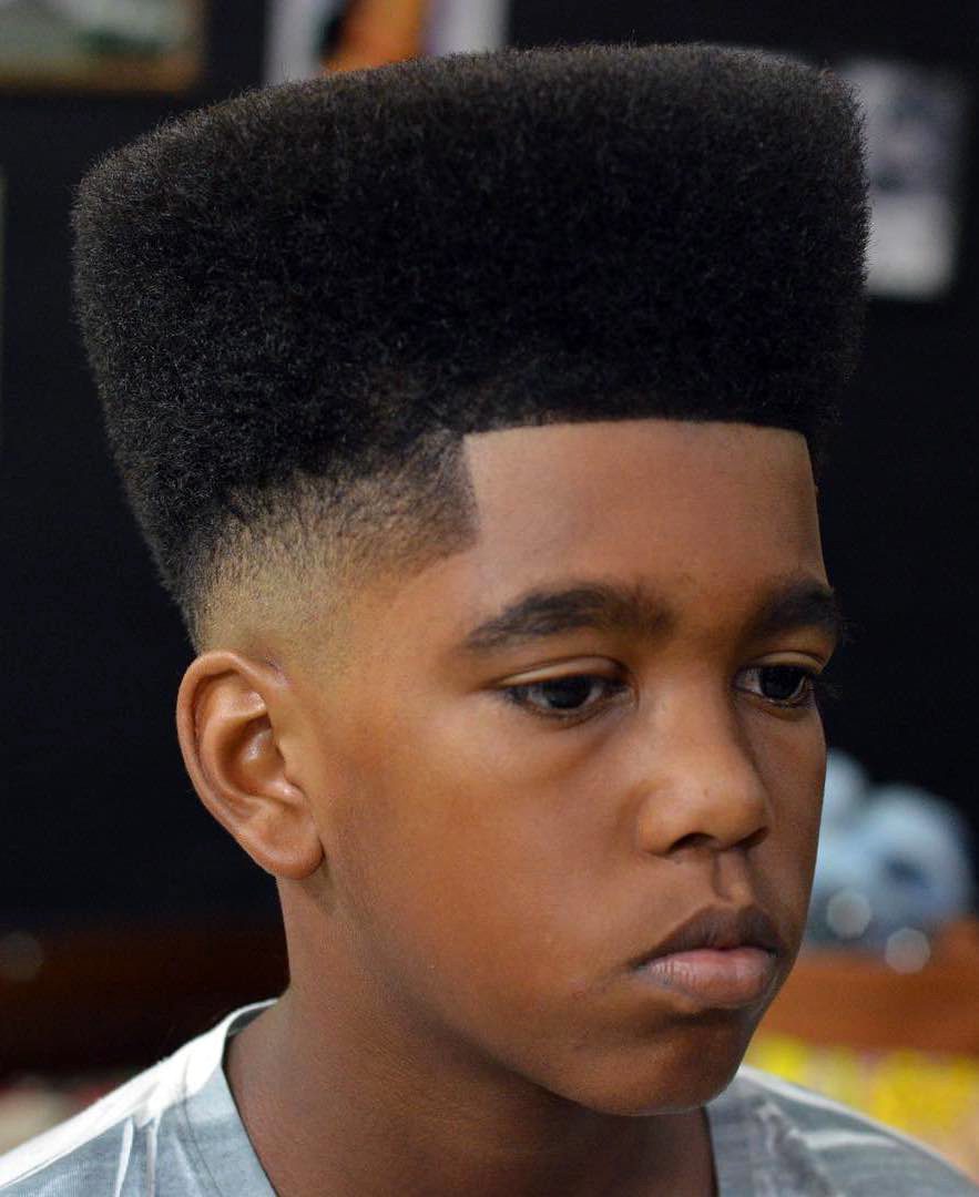 Flat Top Temple Fade