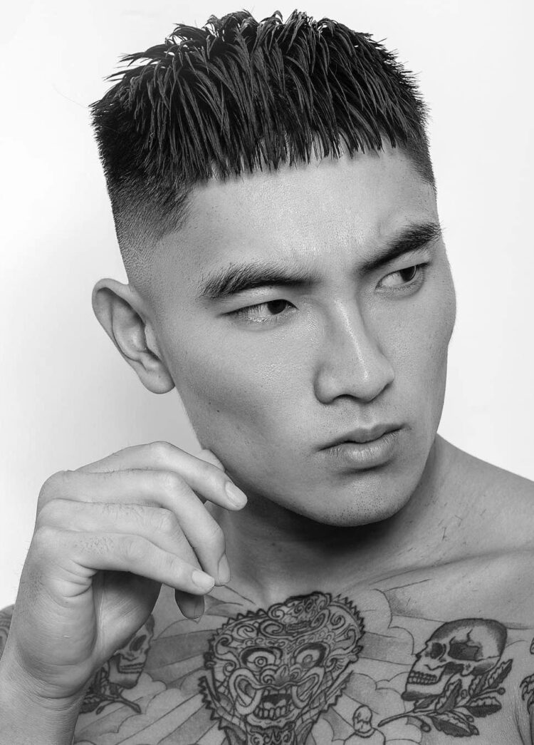 50 Collection Undercut Hairstyle For Asian Guys for Oval Face