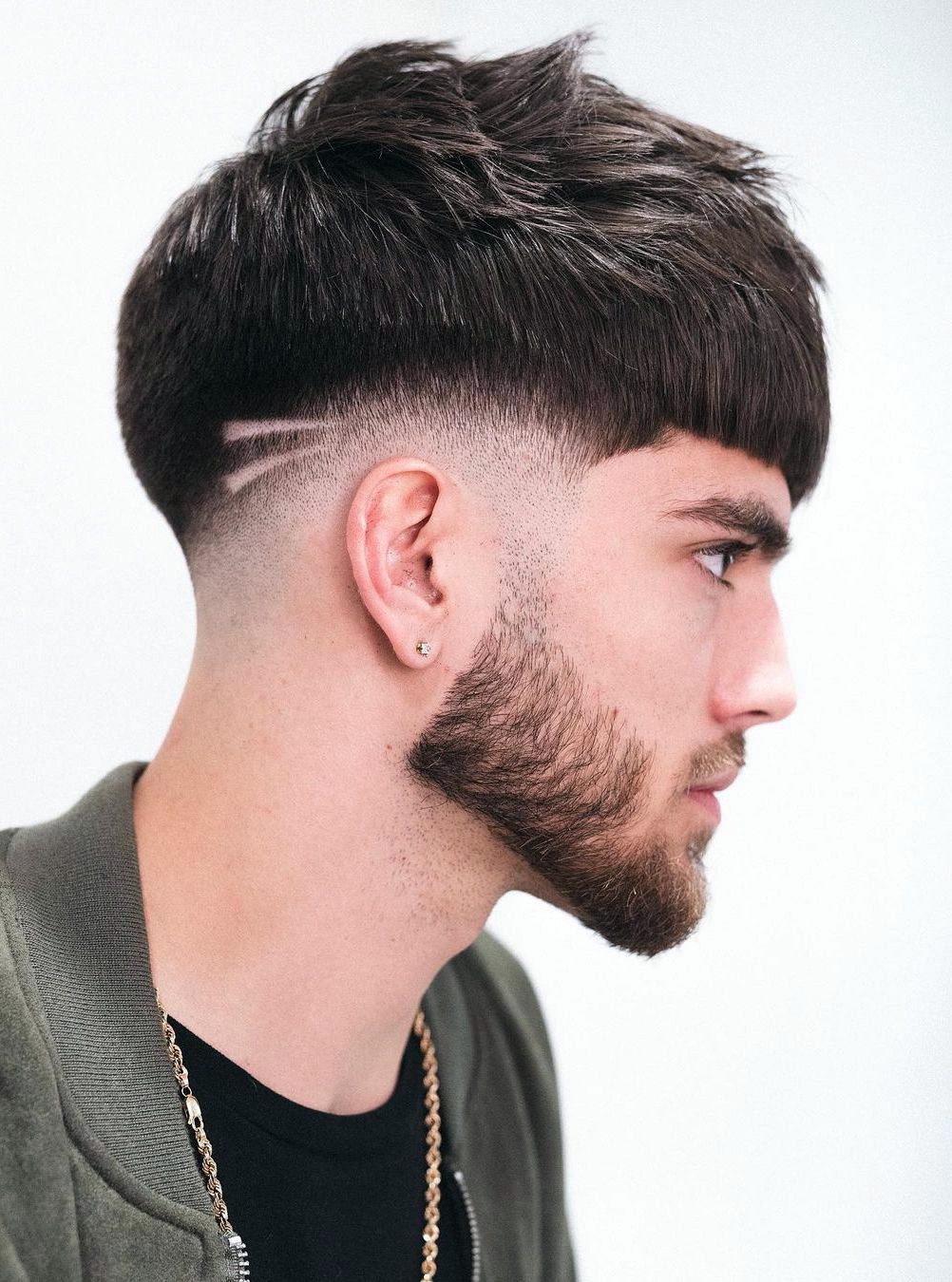 French Crop with Trendy Low Fade