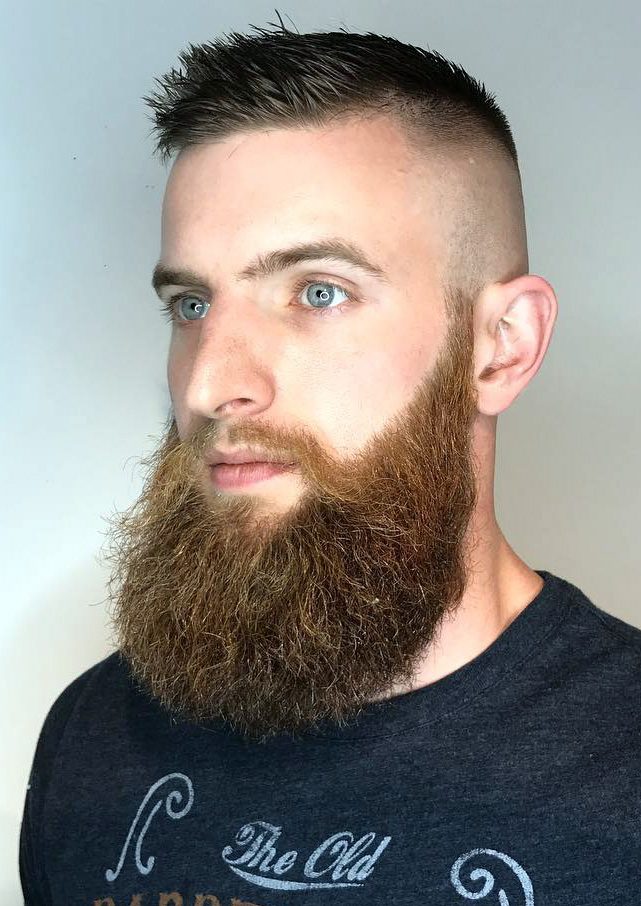 Full Beard and Short Crop with High Fade