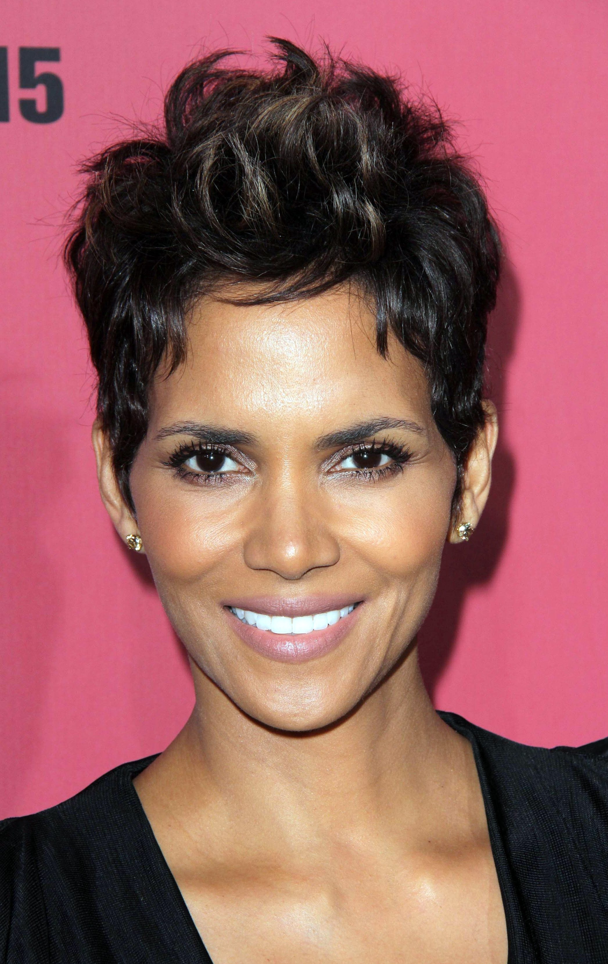 Halle Berry's Messy Top with Undercut