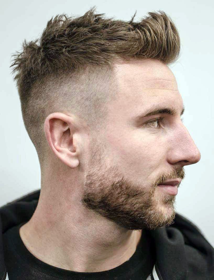 High Fade Undercut + Brushed Up Front