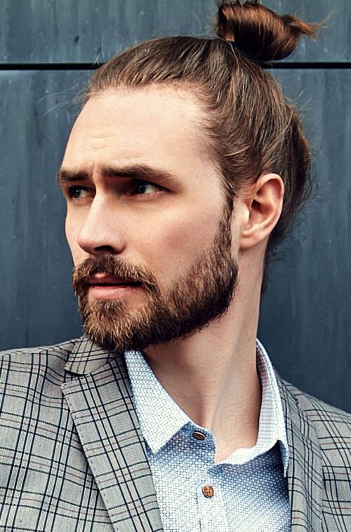 The Top Knot Hairstyle - Visual Guide for Men (7 Different 
