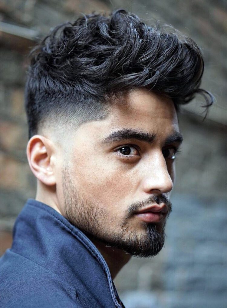 short quiff fade hairstyle
