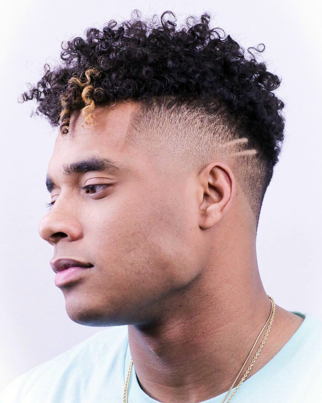 Highlighted Curl with High Fade