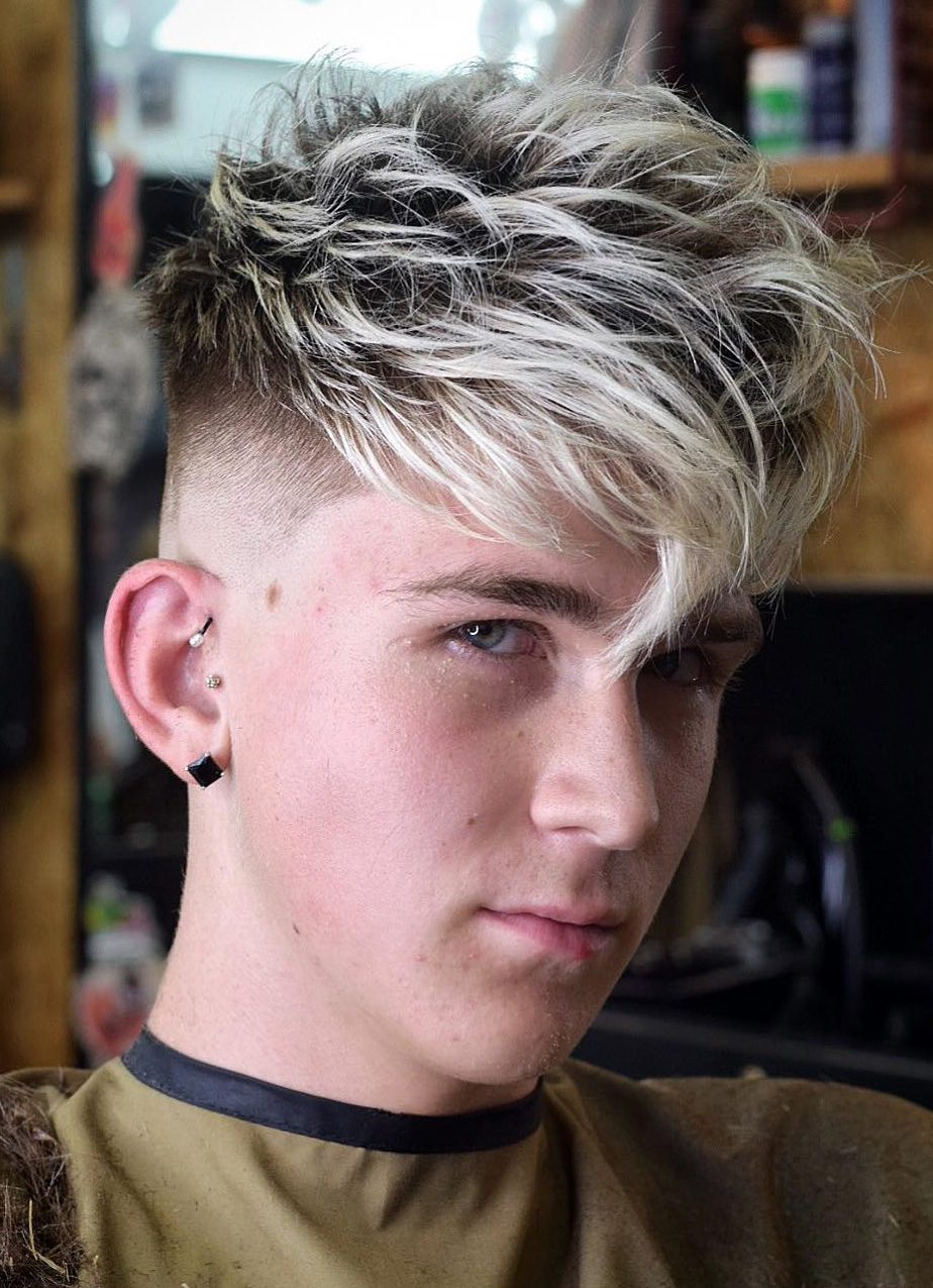 Medium hair deals undercut male