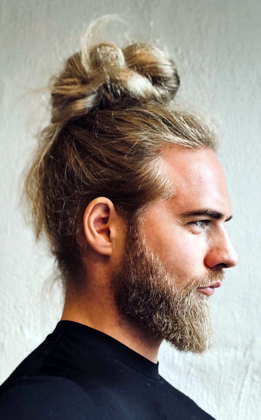 Comb over sale man bun