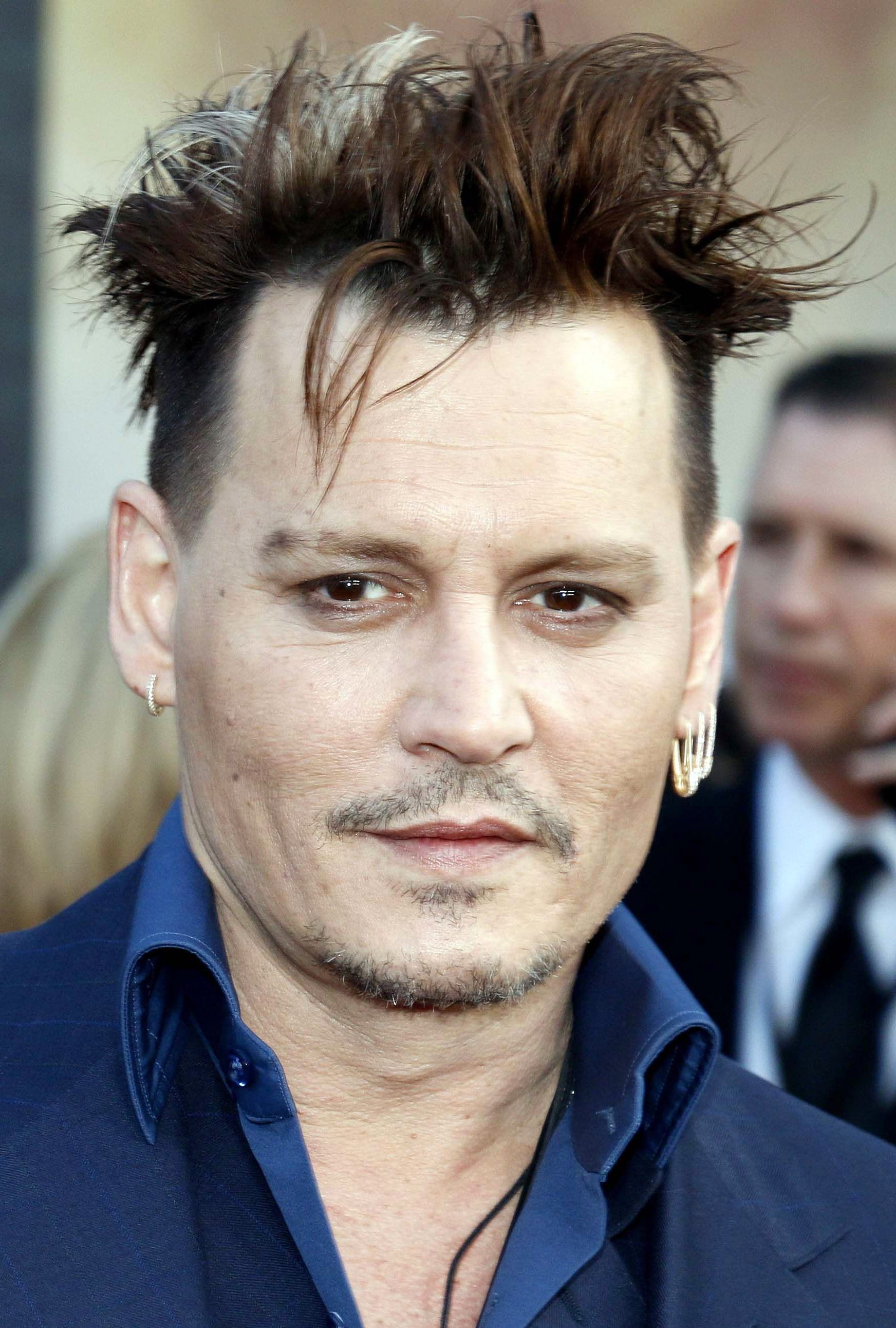 Johnny Depp’s Messy Quiff