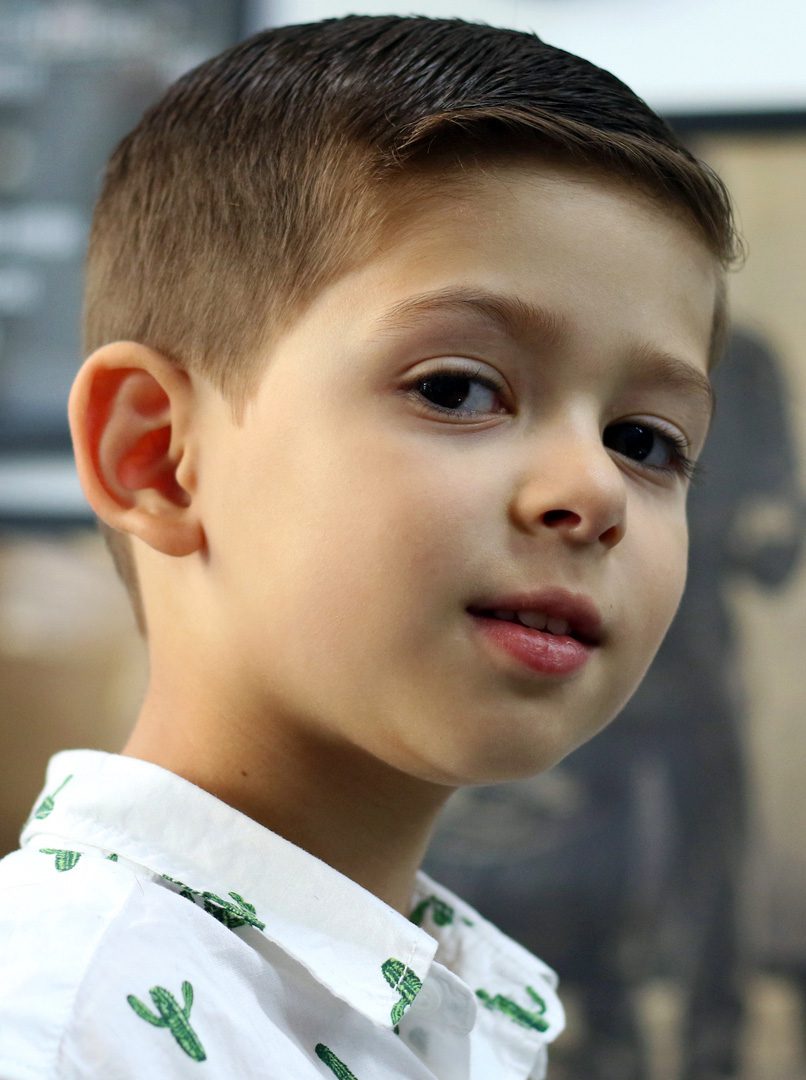 Image of Buzz Cut hairstyle for 7 year old boy