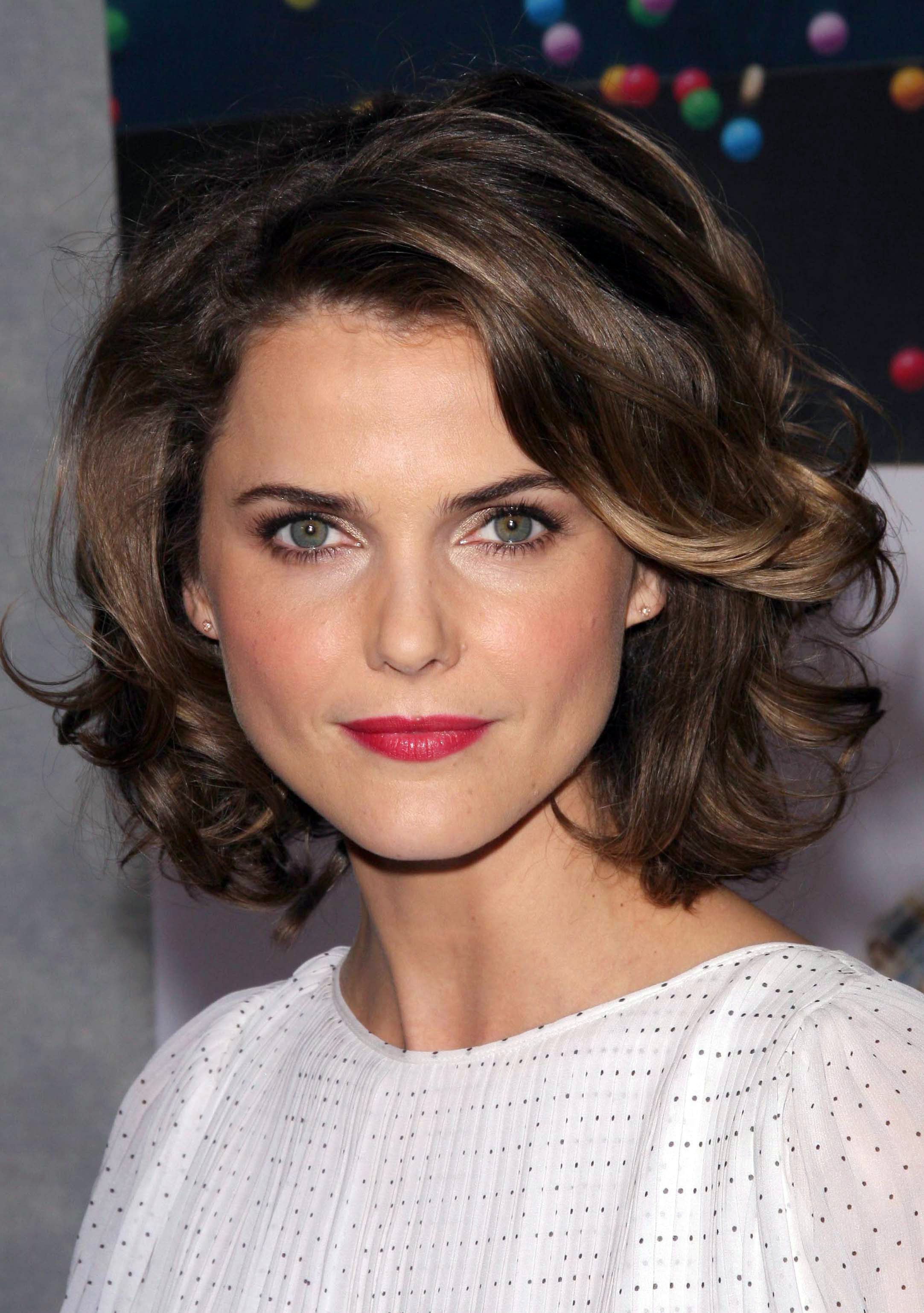 Keri Russell Wavy Bob