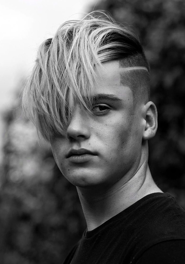 Long Alternative Punk Fringe and Undercut