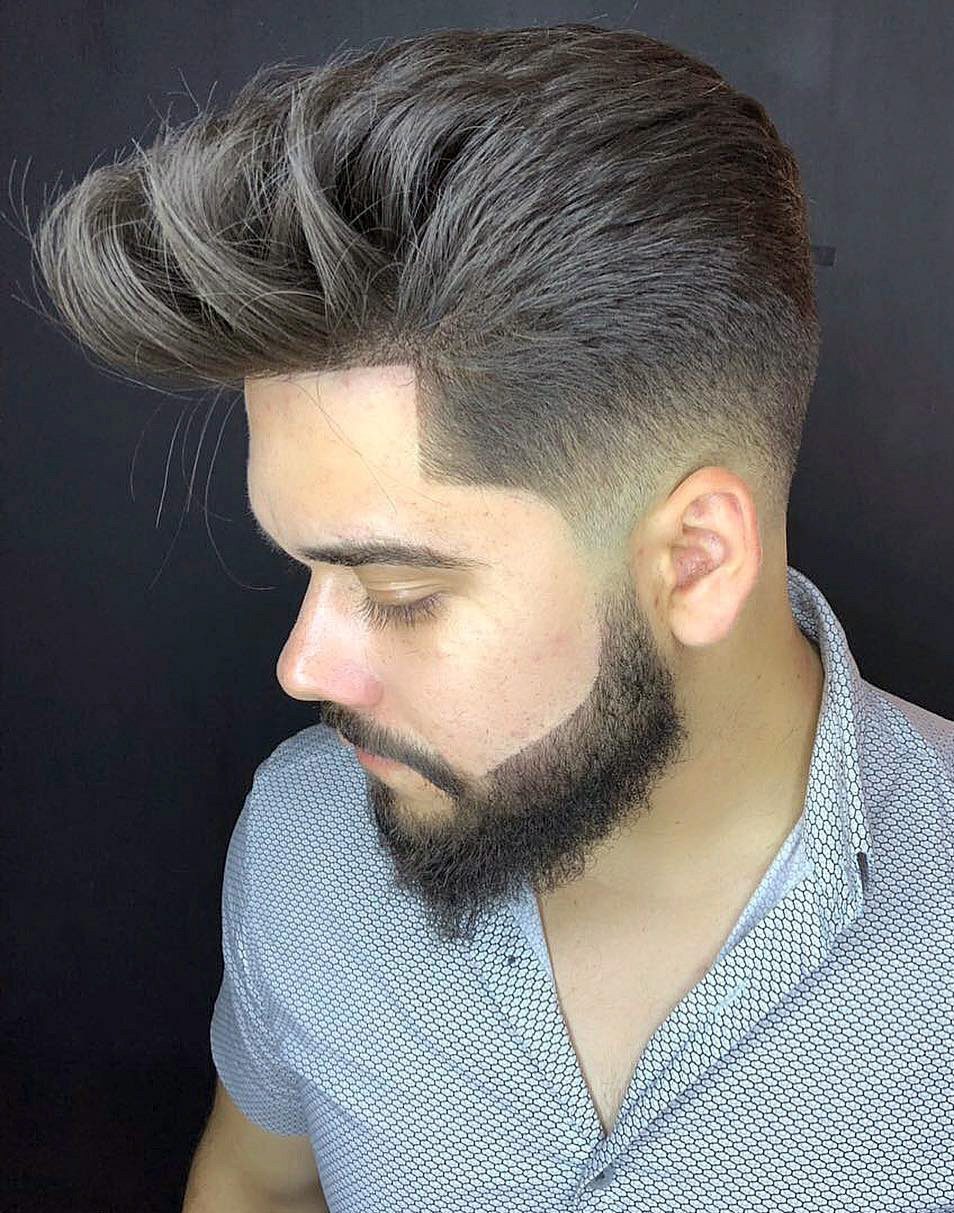 Loose Styled Pompadour