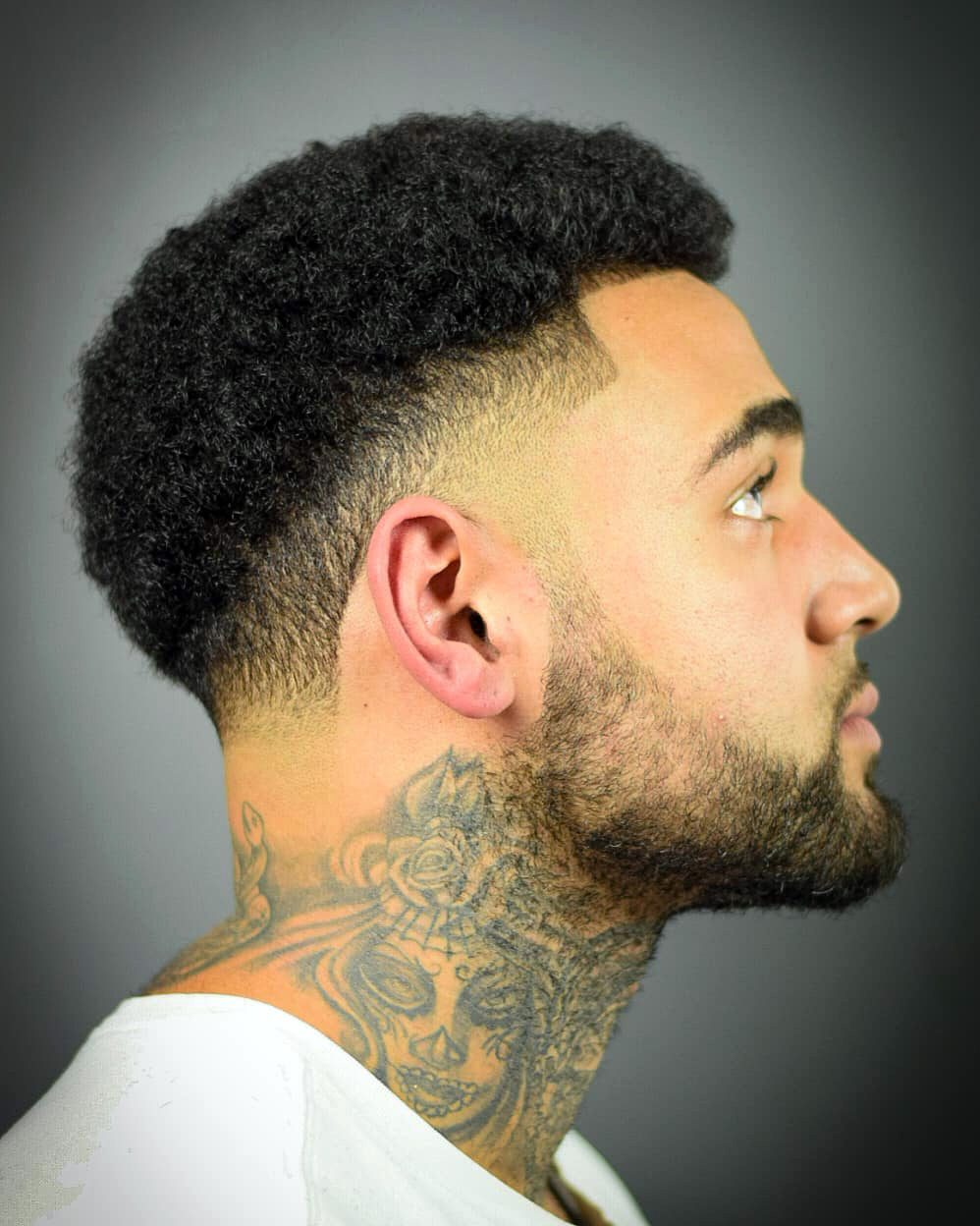 Best Temple Fade Afro Haircuts for Men