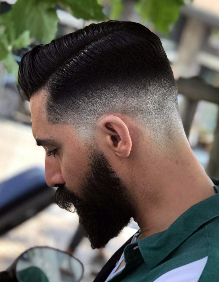 Low Fade and Full Beard