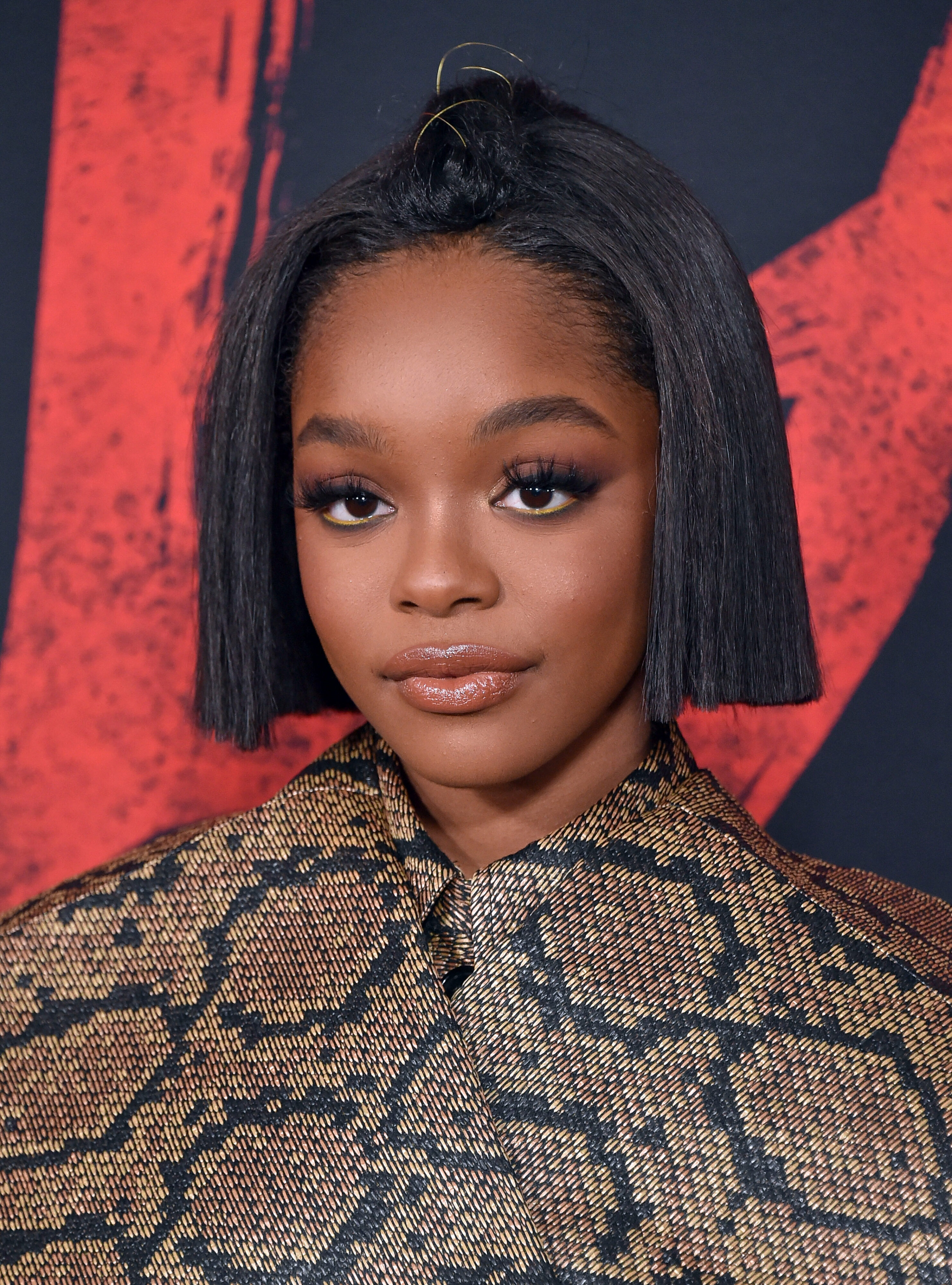 Marsai Martin's Flat-Ironed Bob