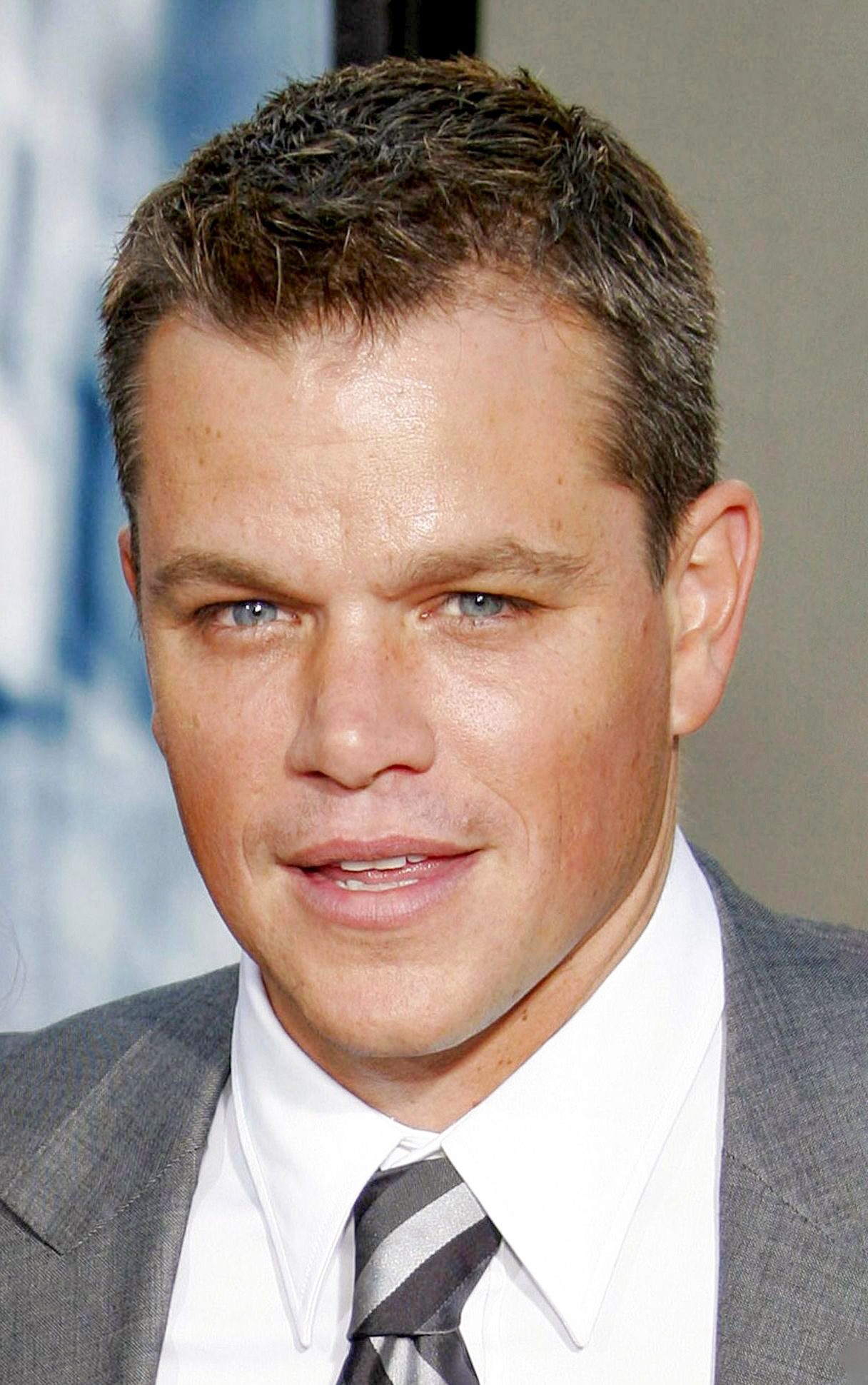 Matt Damon crew cut ivy league haircut