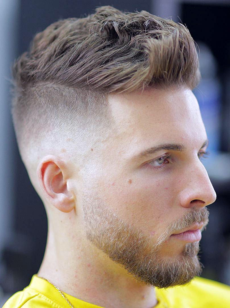 high fade quiff