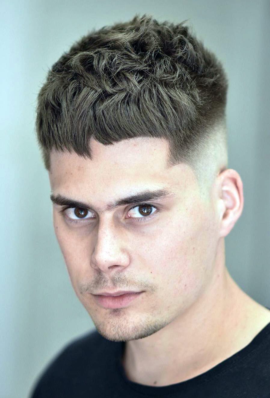 Undercut Hairstyles Messy Mens Fringe Haircut