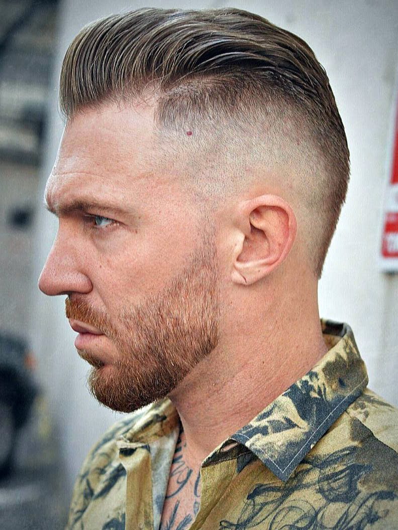 Military fade pompadour @blackfishbry