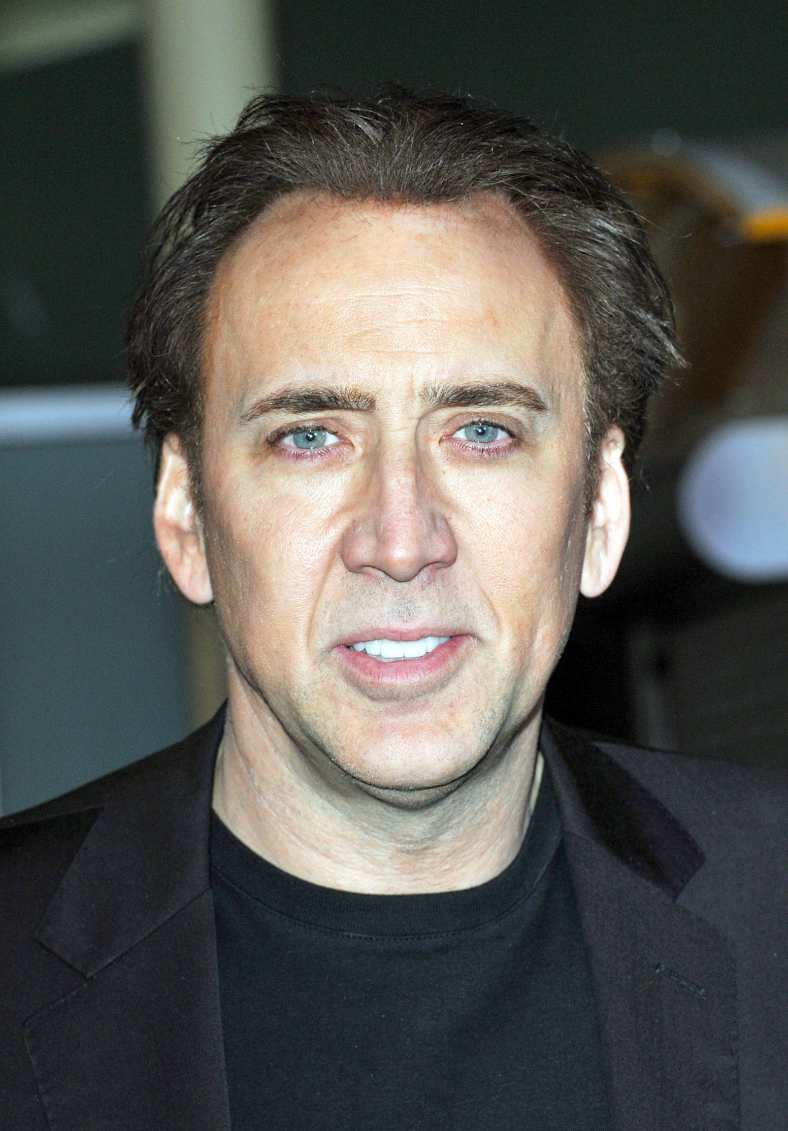 Nic Cage’s long, slicked-back