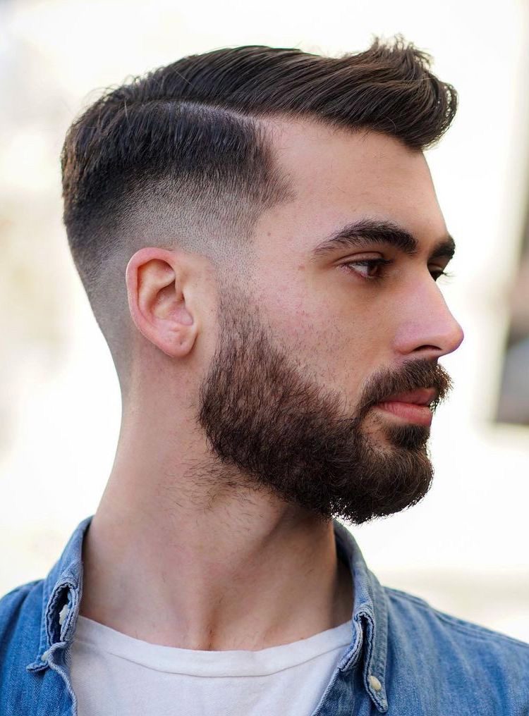 Perfectly Balanced Mid Fade with Thick Beard