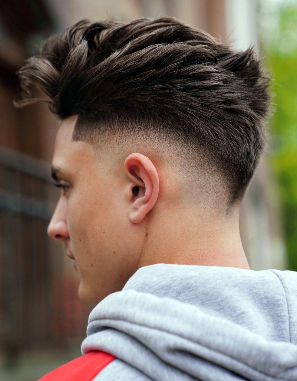 burst fade haircut