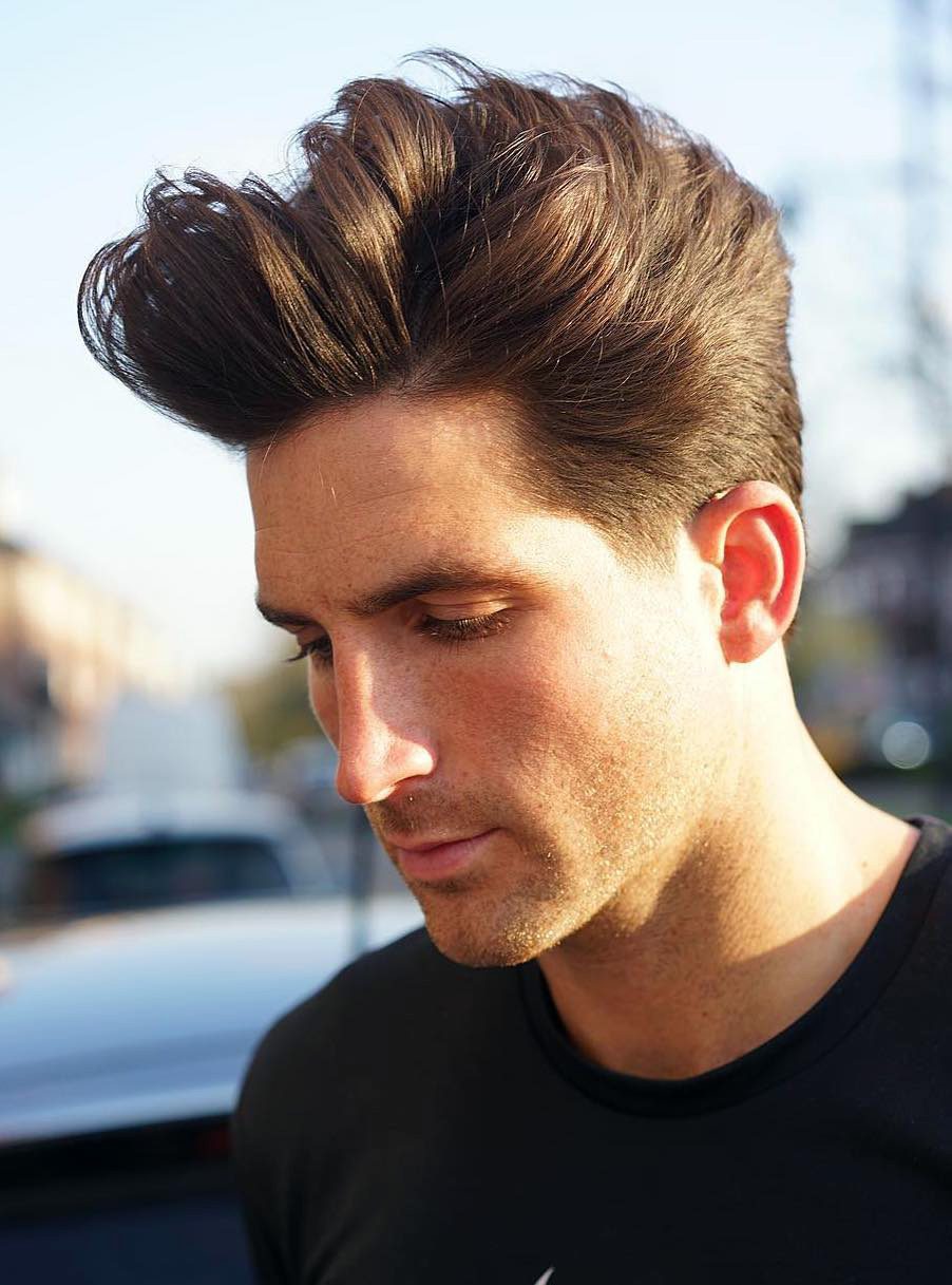 Pompadoured with Thin Haired Swivel