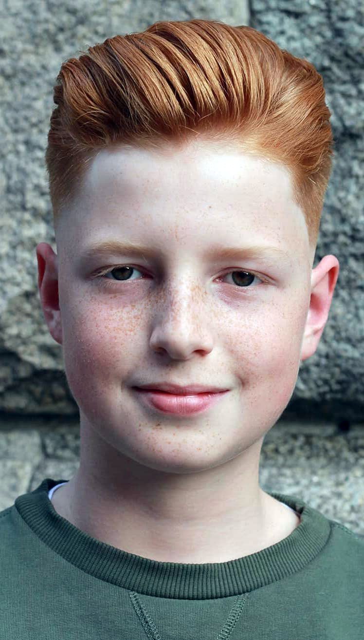 Red Headed Pompadour