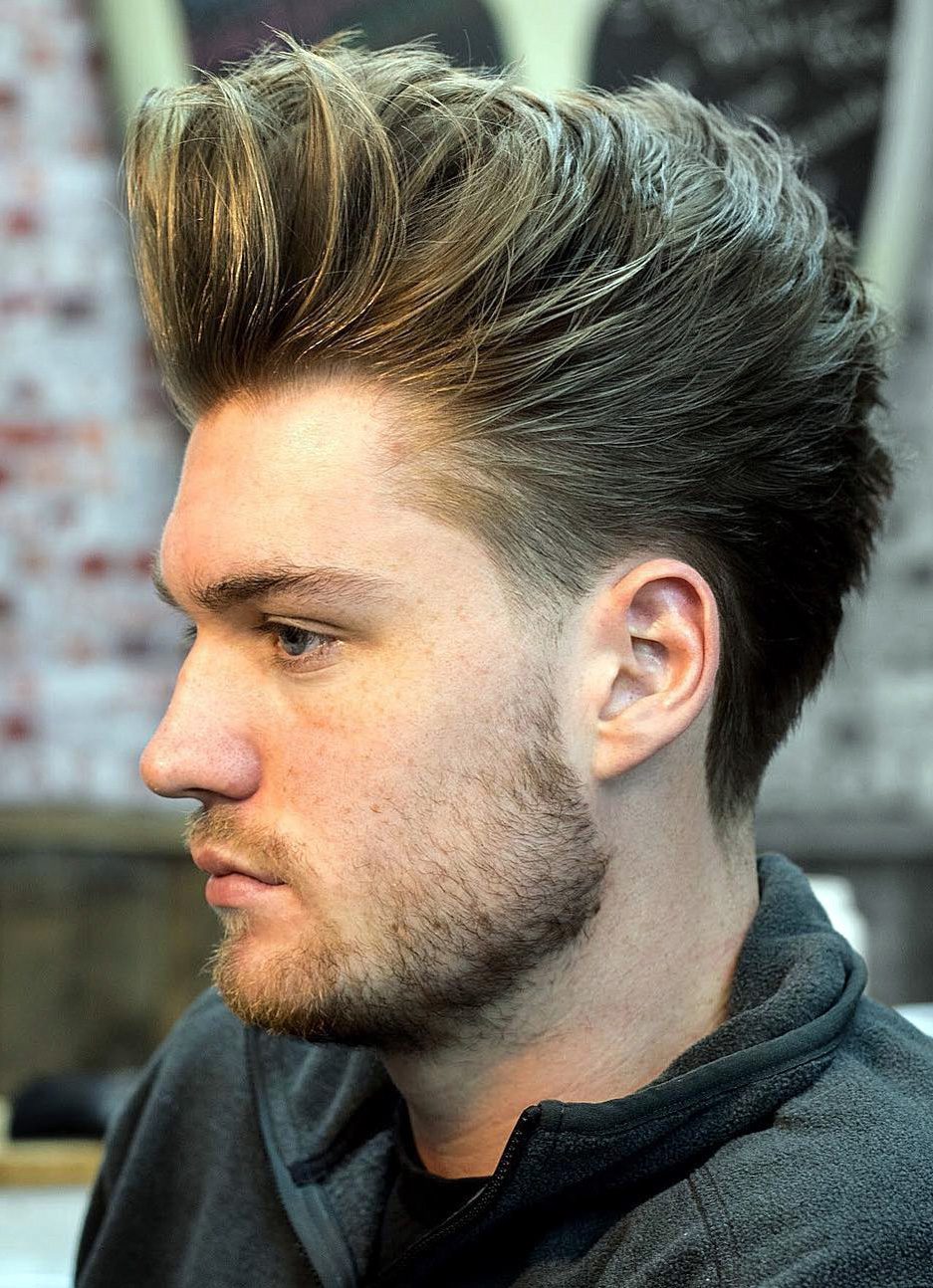 Scissor Cut All-Out Pompadour