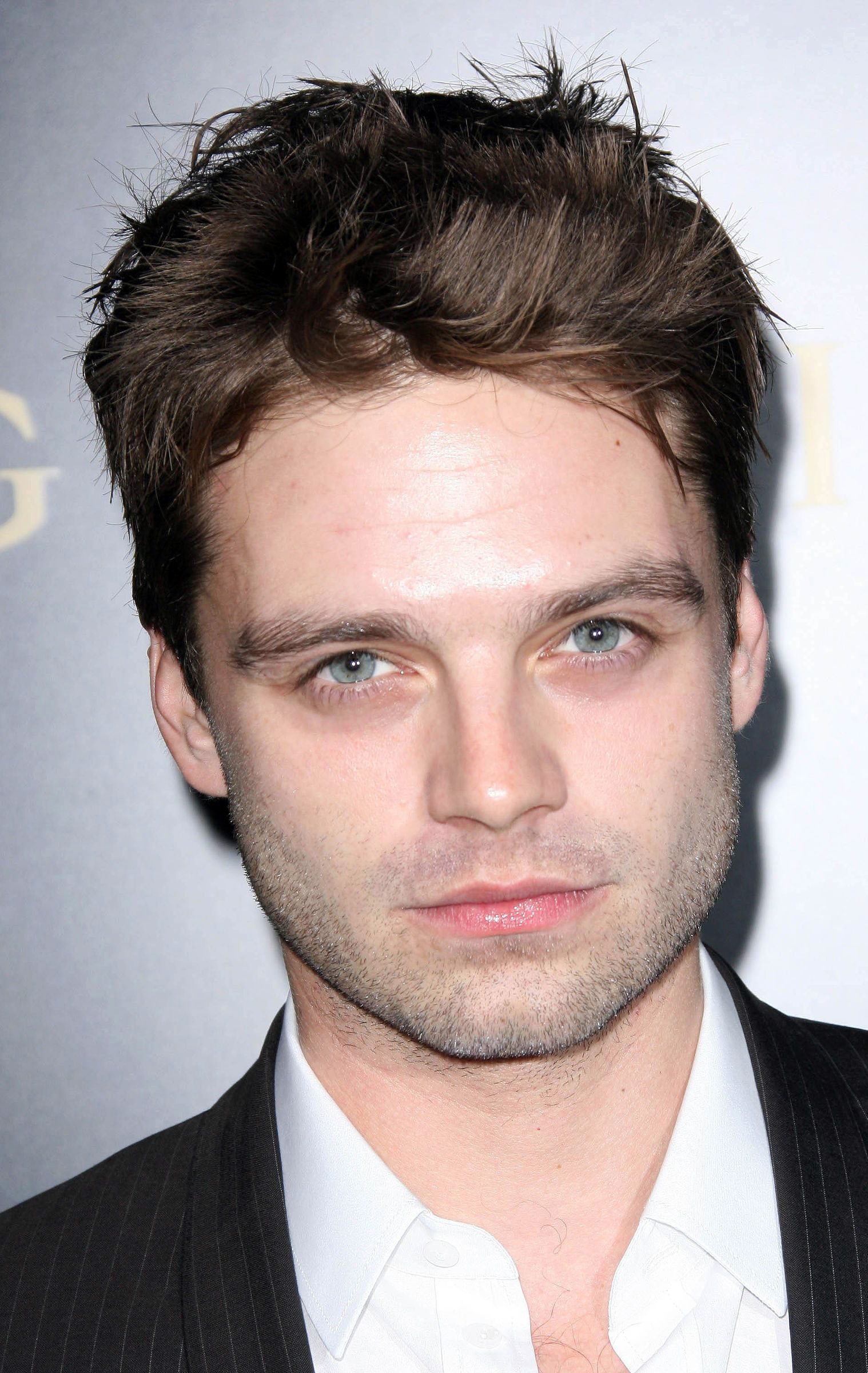 Sebastian Stan High Volume Spiky Hairstyle For Round Face By S Bukley E1537159004175 