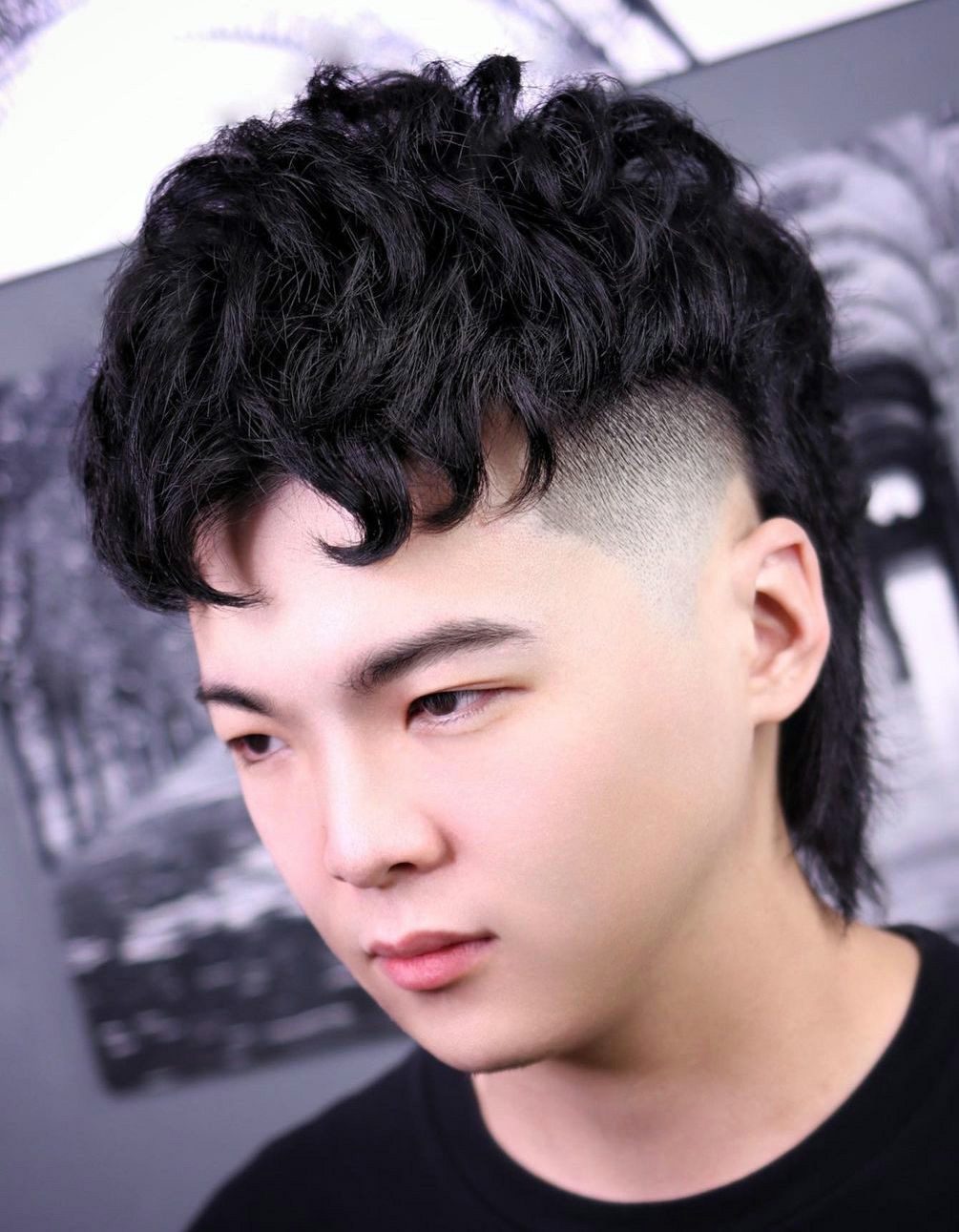 Semi Wavy Pocky Textured Mullet