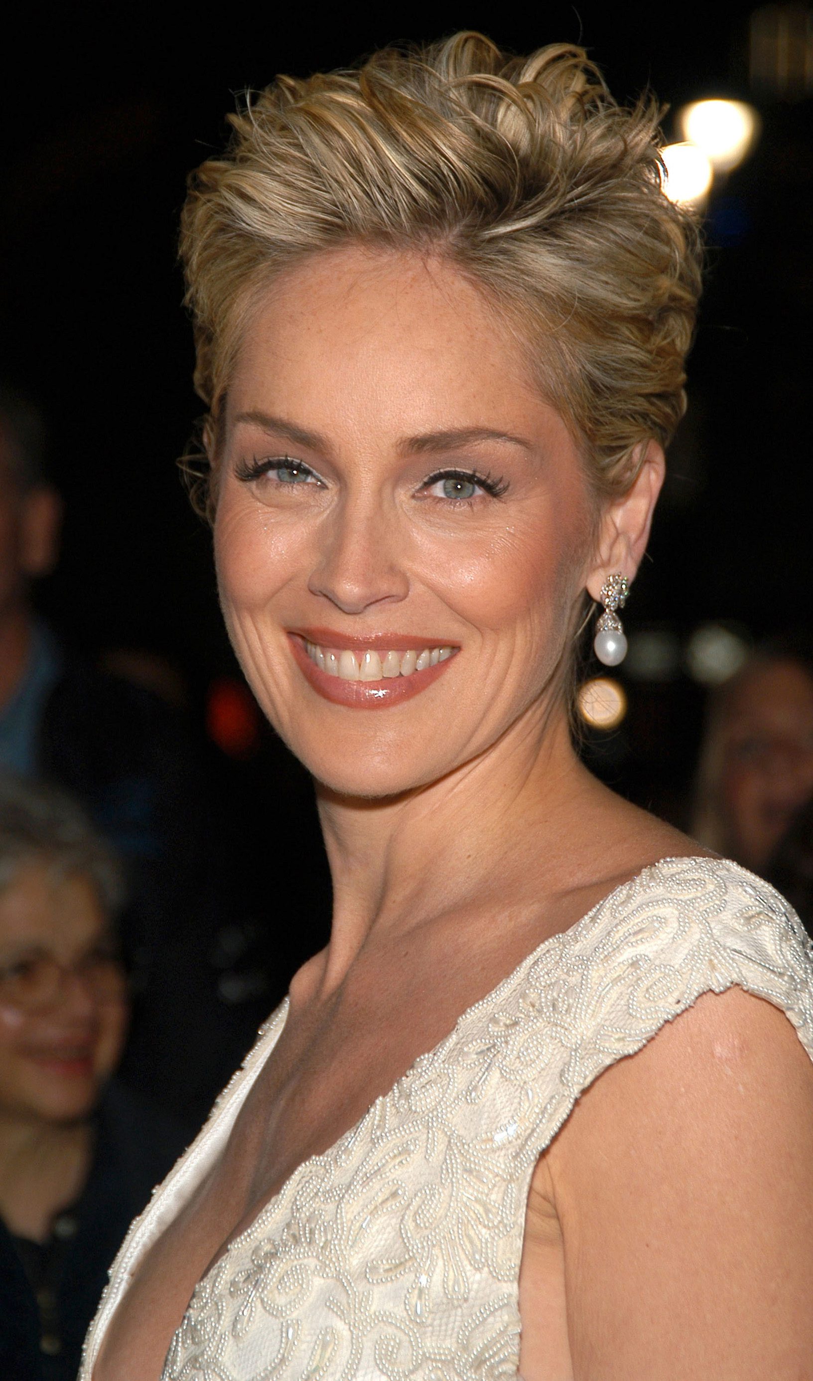 Sharon Stone Pixie Haircut