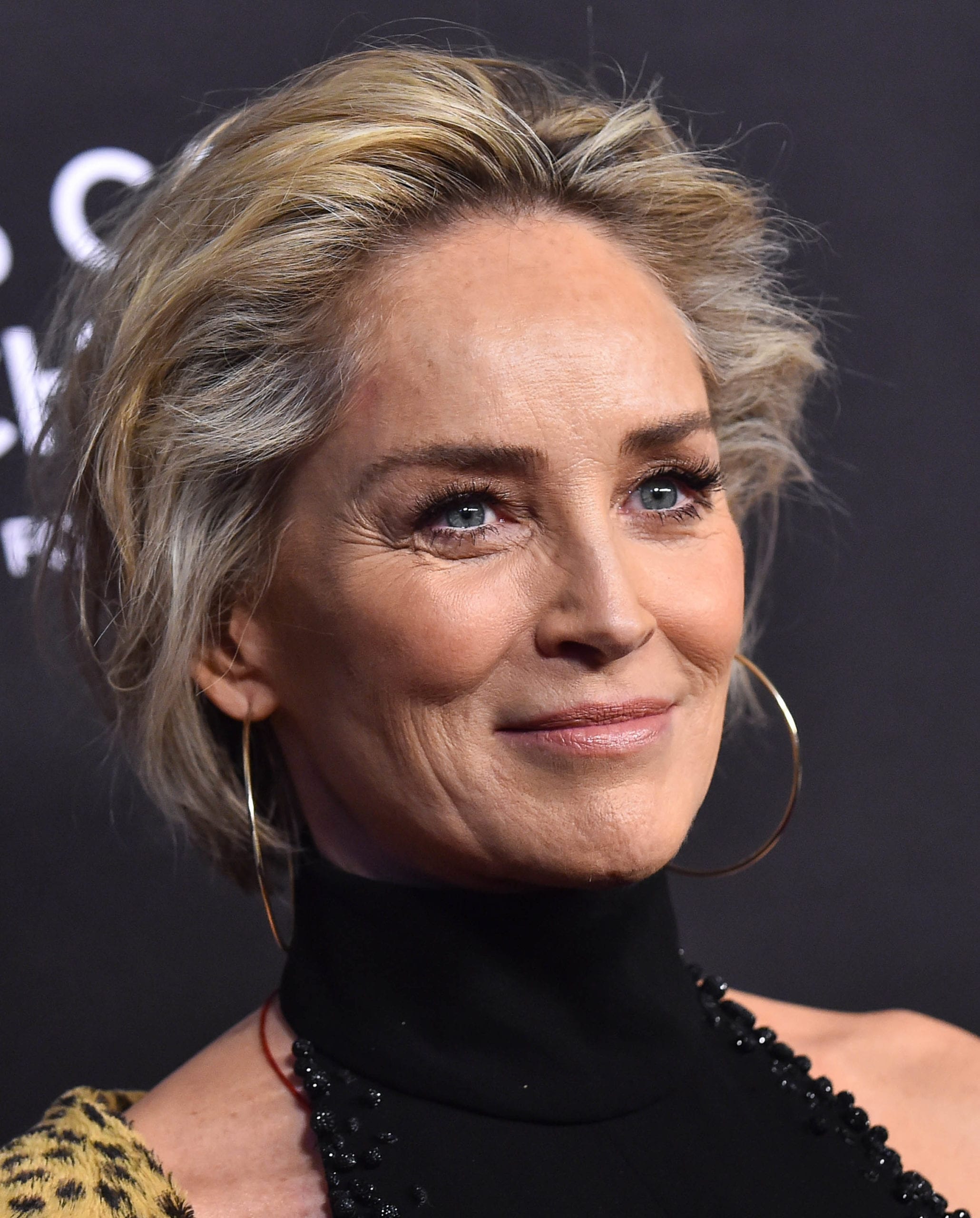 Sharon Stone's Blonde Highlights 