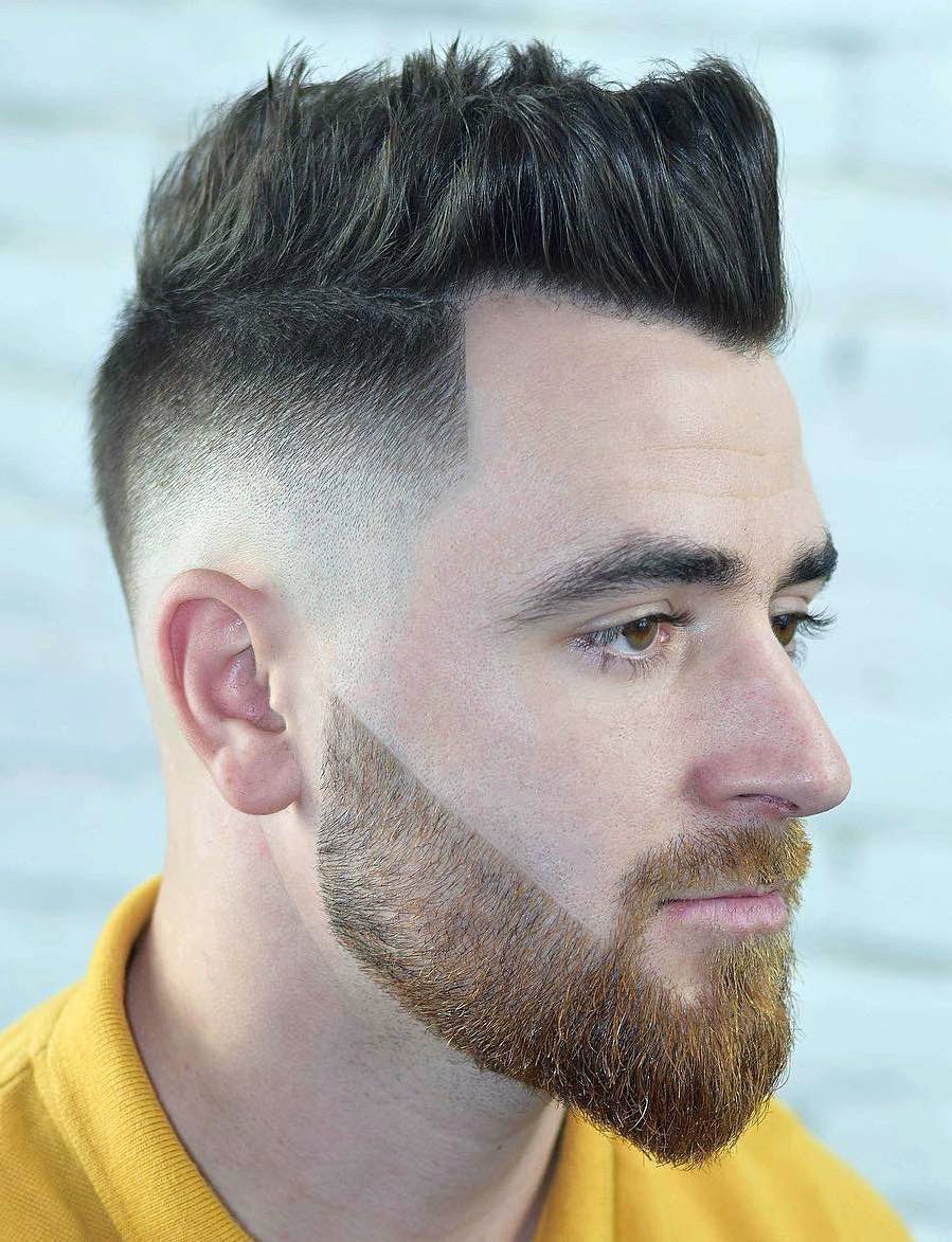 Sharp Mid Fade with Strict Brush Up