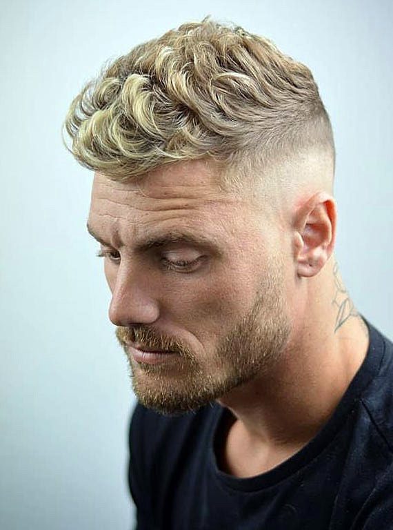 Short wavy store hair men