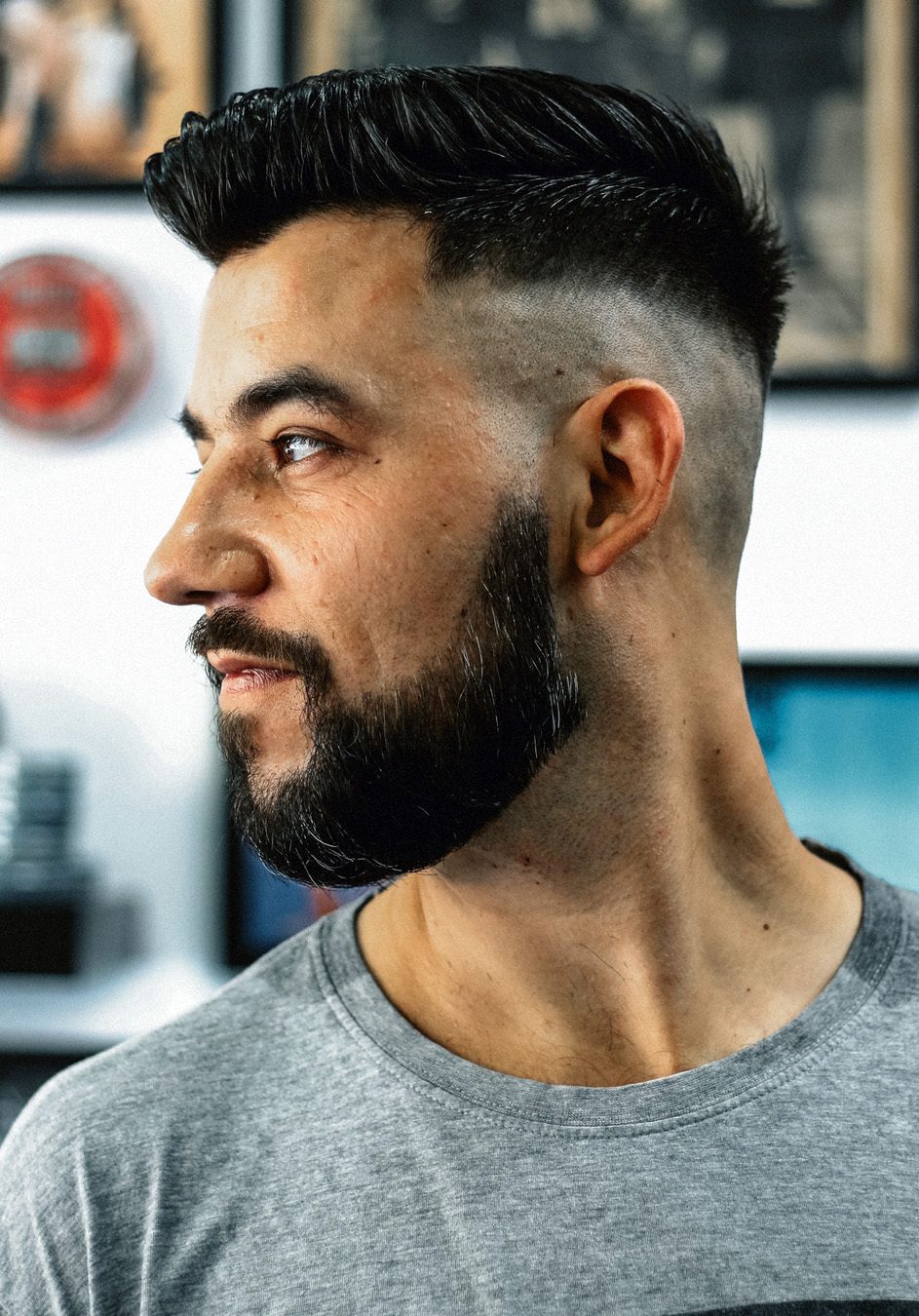 Side Brush Up with Mid fade is the Ultimate
