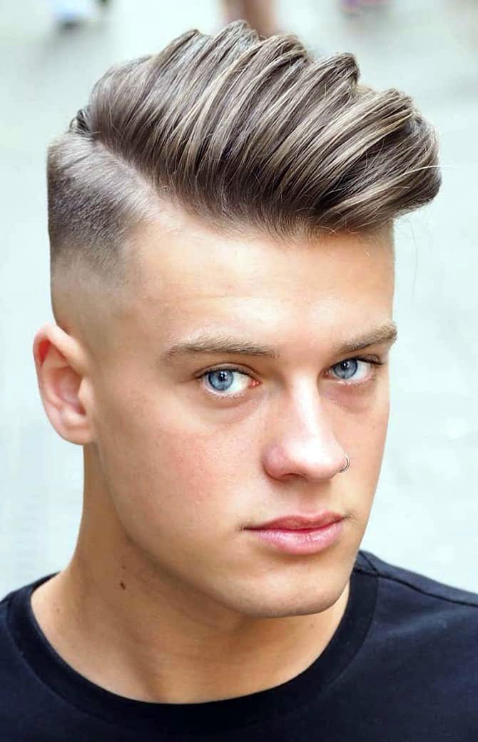 Meager and Layered False Falcon-40+ Stylish Short Sides Long Top Haircuts
