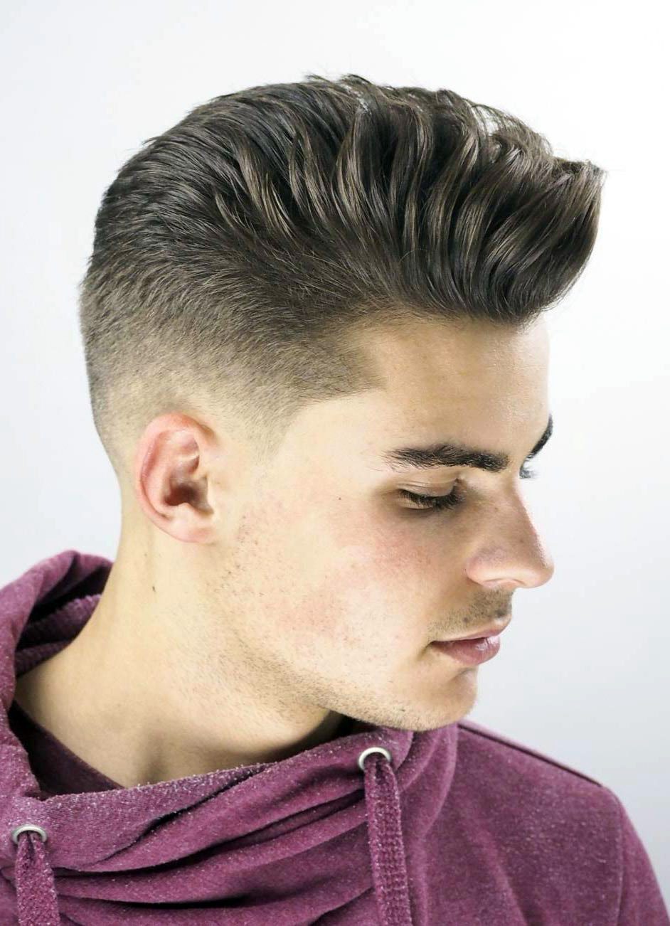 Low Fade with Styled Medium Top