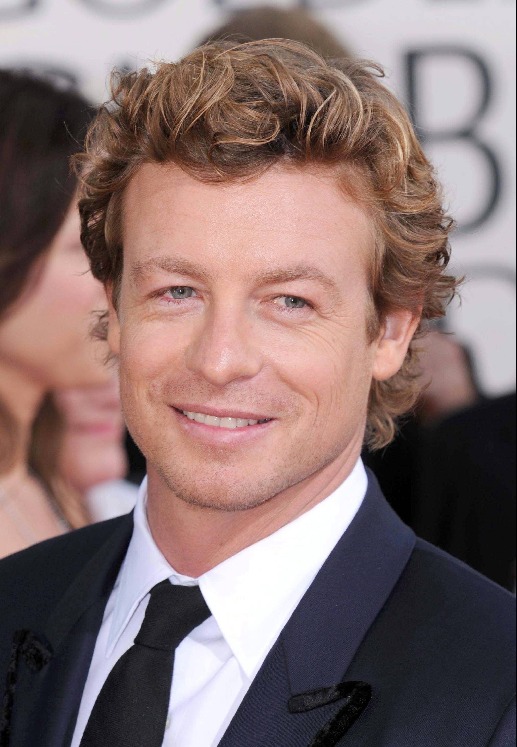 Simon Baker's Carefree Curly Slick Back