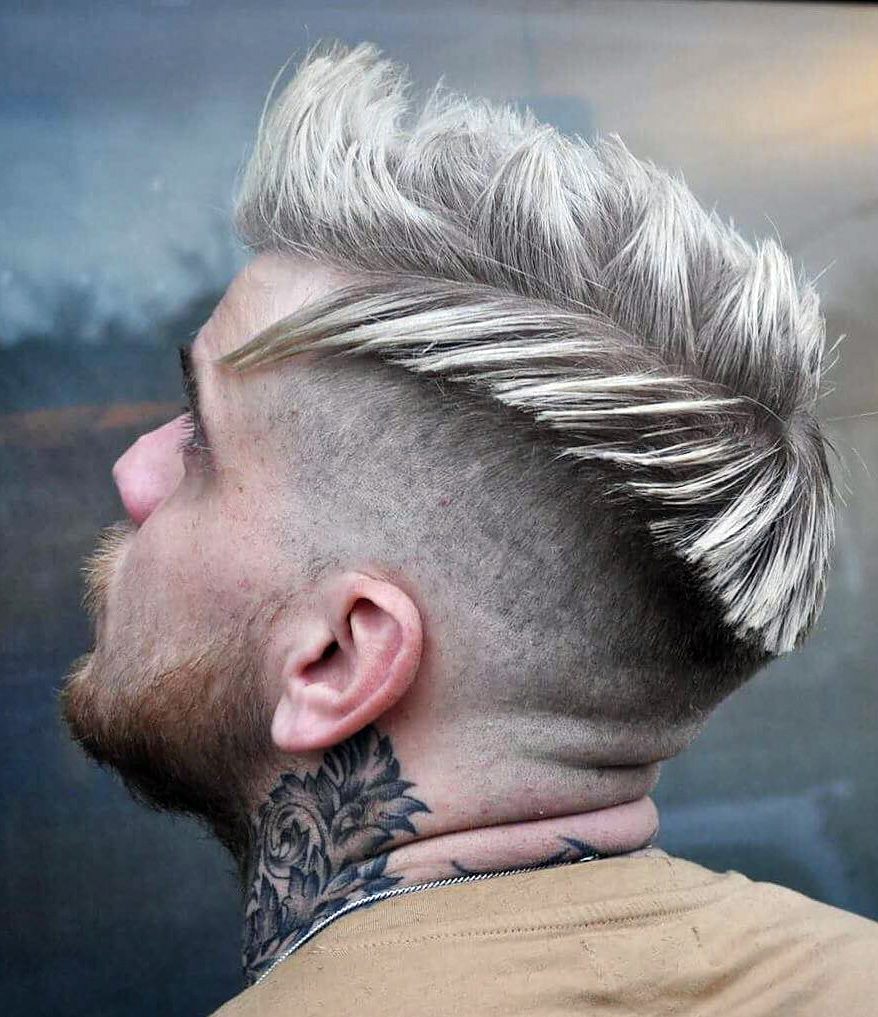 Snowy Mountains Side part and Tapered Undercut