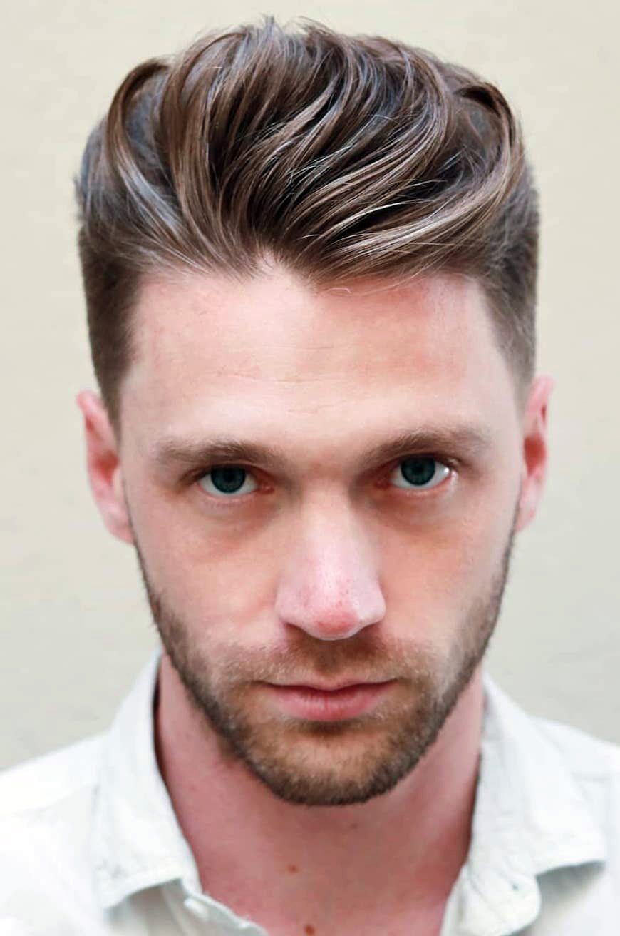 Men's dapper haircut: Sober Quiffed Strands