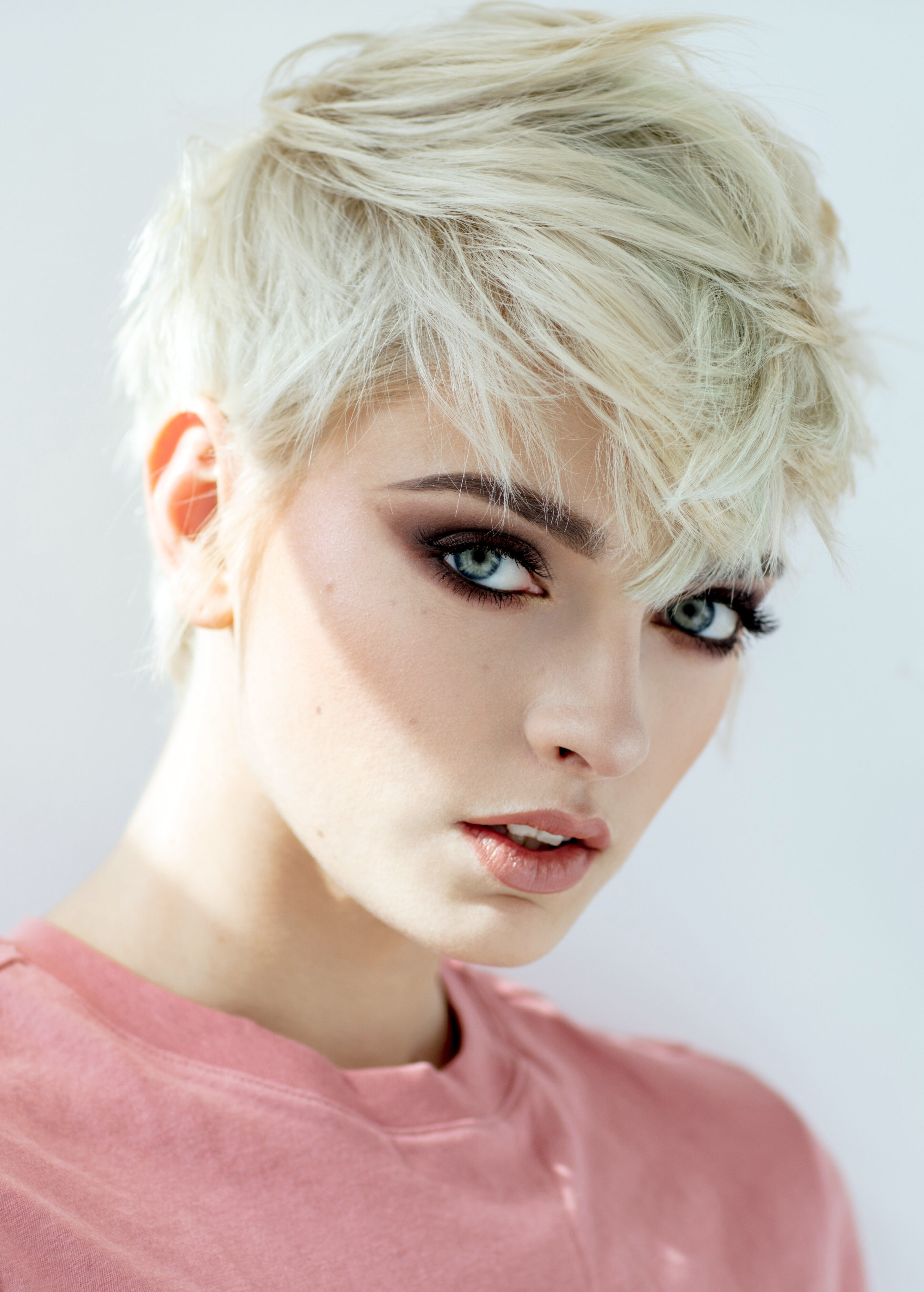 Spiky Blonde Pixie