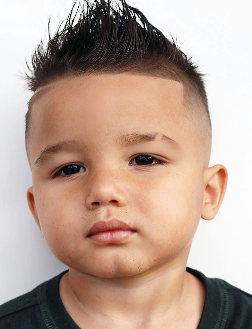 Spiky Top and Fade on Toddler