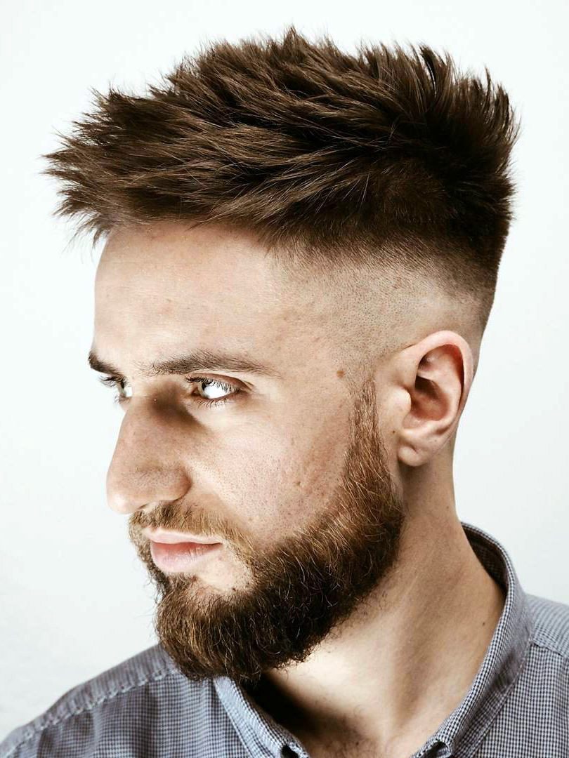 Skin Fade Undercut with Spikes