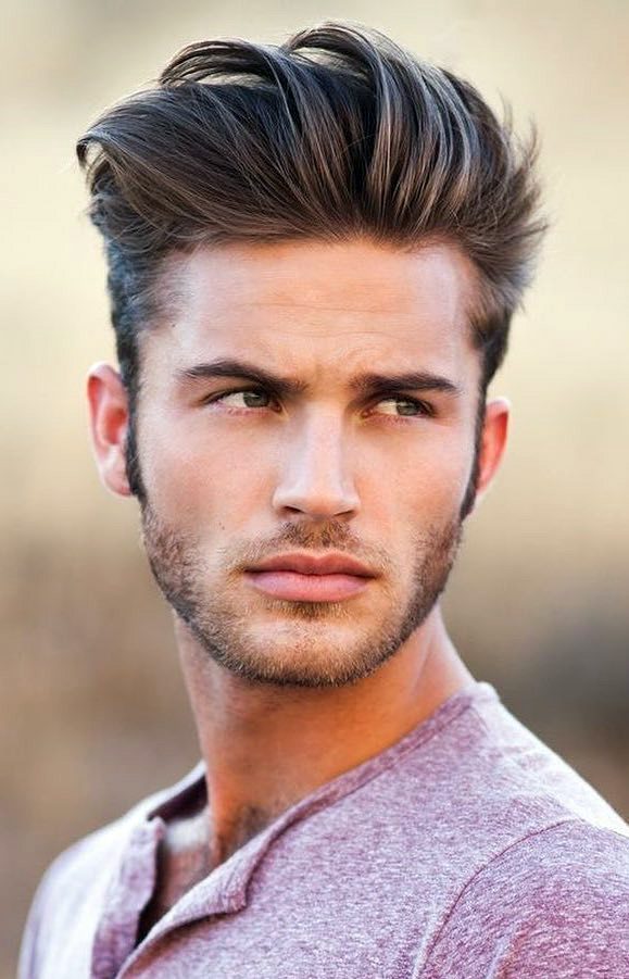 Image of Textured quiff men's professional yet relaxed long hairstyle