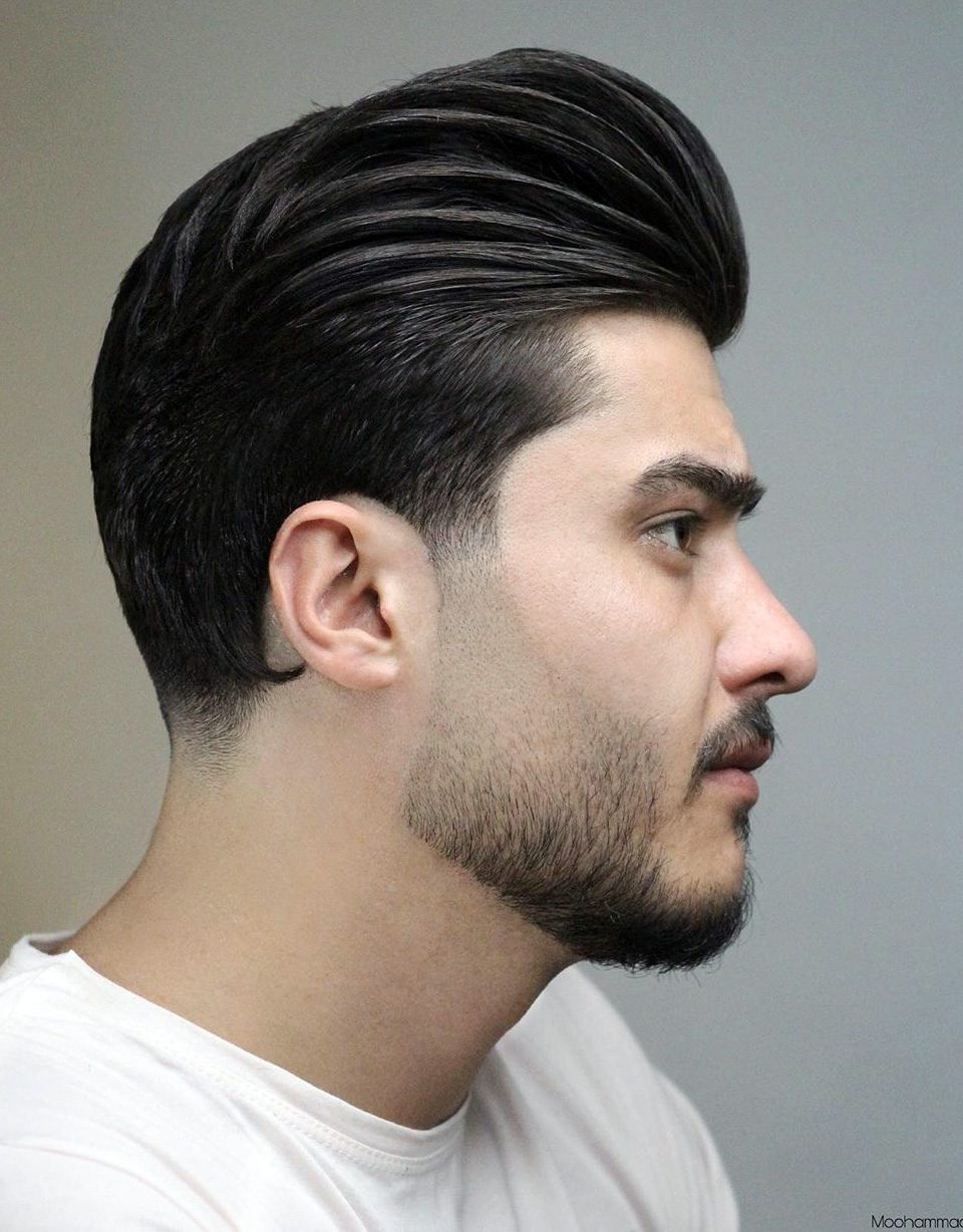Styled Pompadour and Classic Taper