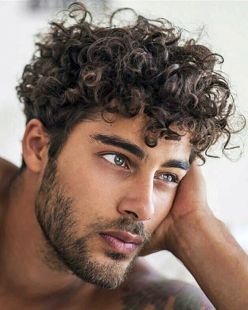 25 Best Curly Hairstyles For Men  2023