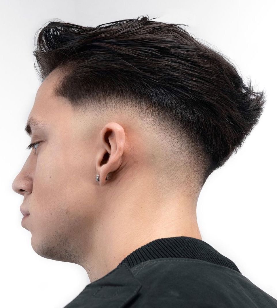 Suave Drop Fade Cow Lick