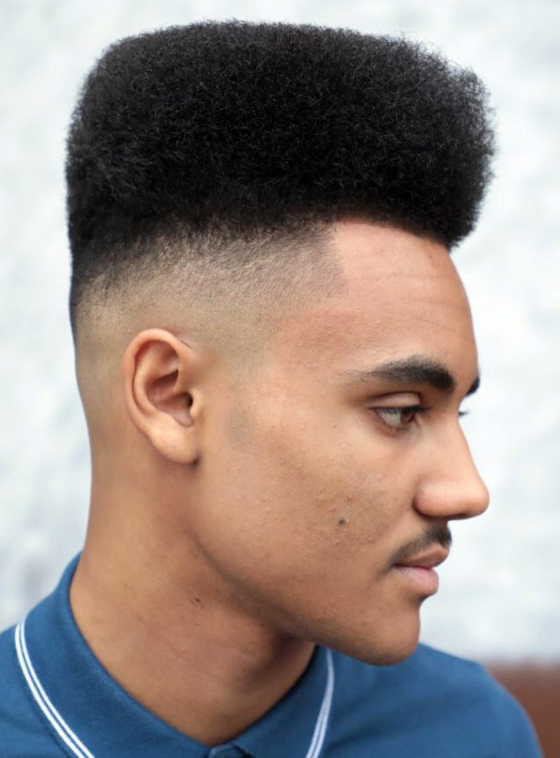 Tall Afro Hair Blob with High Fade